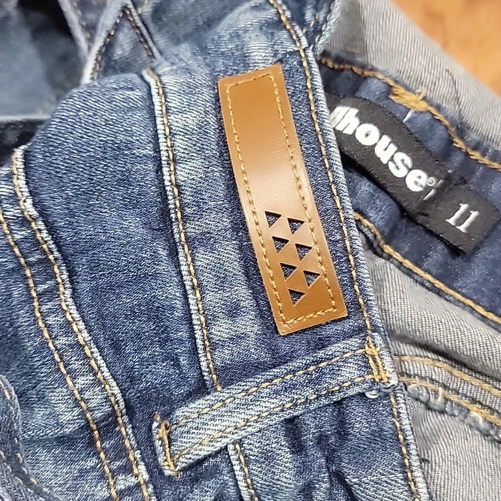 Dollhouse Stretchy Denim Overalls - Picture 14 of 15